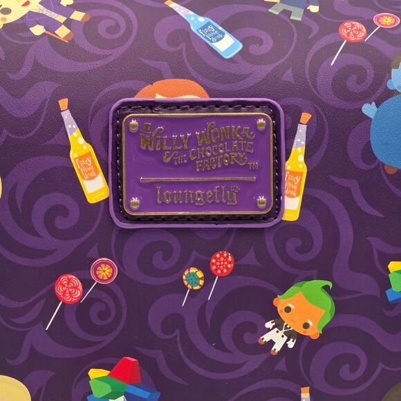 Loungefly Willy Wonka Chibi Crossbody New - Picture 4 of 4